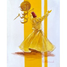 Abdul Hameed, 18 x 24 inch, Acrylic on Canvas, Figurative Painting, AC-ADHD-075